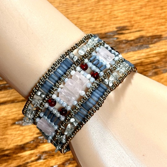 Ziio TABIZ ITALIAN DESIGNER BEADED BRACELET - Picture 1 of 16